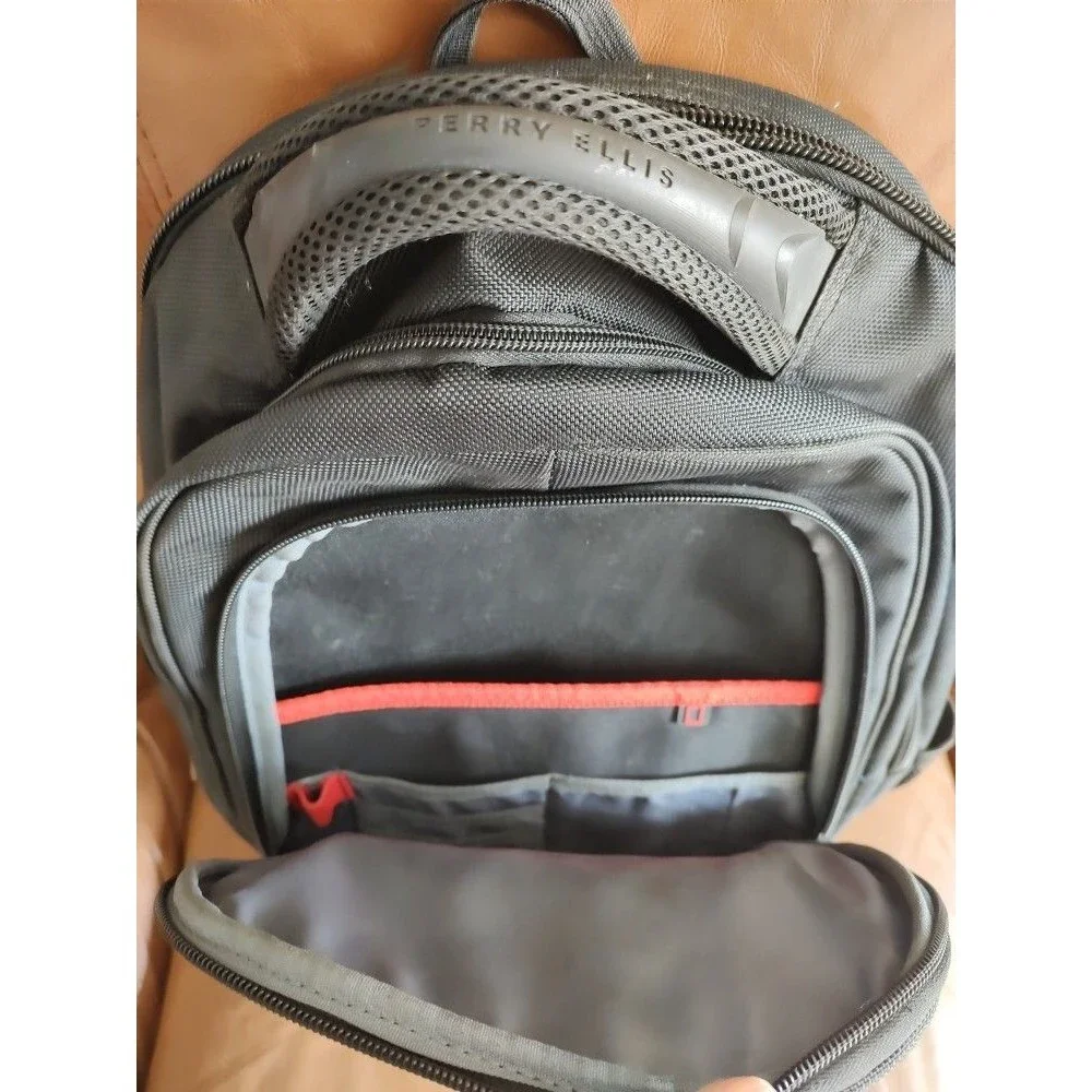 Men's Perry Ellis M 140 Black Laptop Tablet Travel Backpack